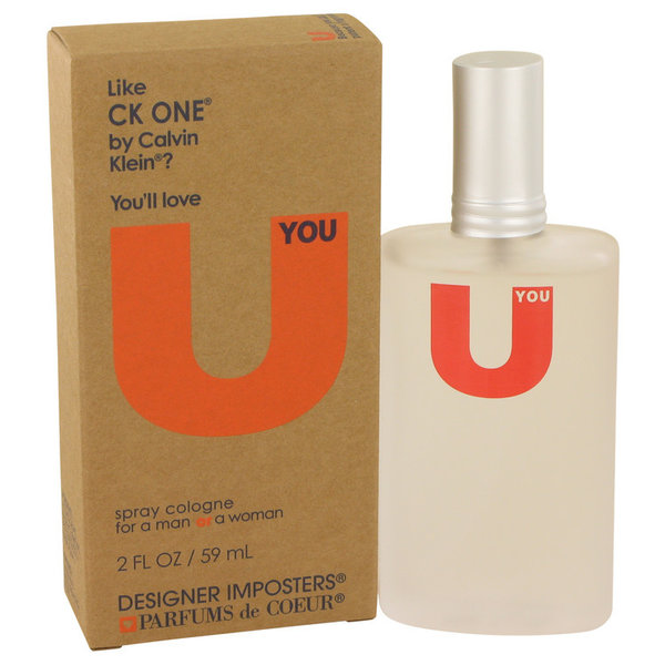 Designer Imposters U You by Parfums De Coeur 60 ml - Cologne Spray (Unisex)