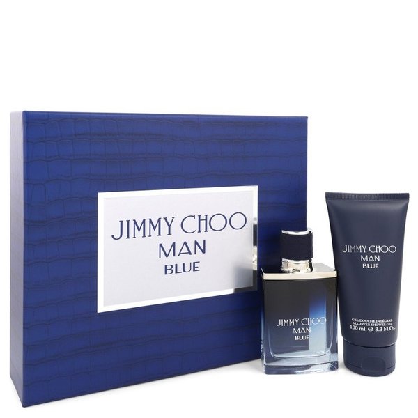 Jimmy Choo Man Blue by Jimmy Choo   - Gift Set - 50 ml Eau De Toilette Spray + 100 ml Shower Gel