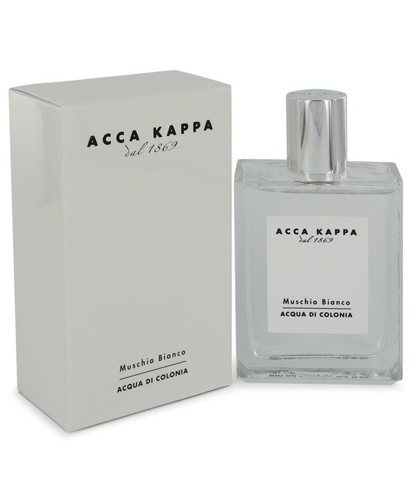 Acca Kappa Muschio Bianco (White Musk/Moss) by Acca Kappa 100 ml - Eau De Cologne Spray (Unisex)