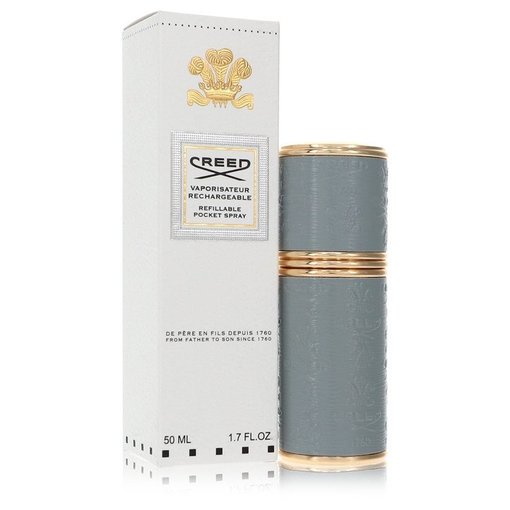 Creed Refillable Pocket Spray by Creed 50 ml - Refillable Perfume Atomizer (Grey Unisex)