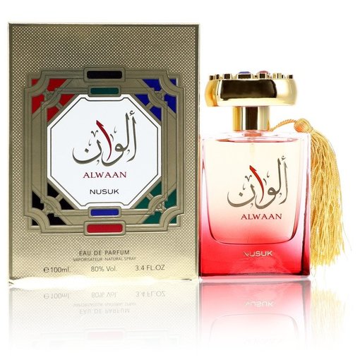 Nusuk Alwaan by Nusuk 100 ml - Eau De Parfum Spray (Unisex)