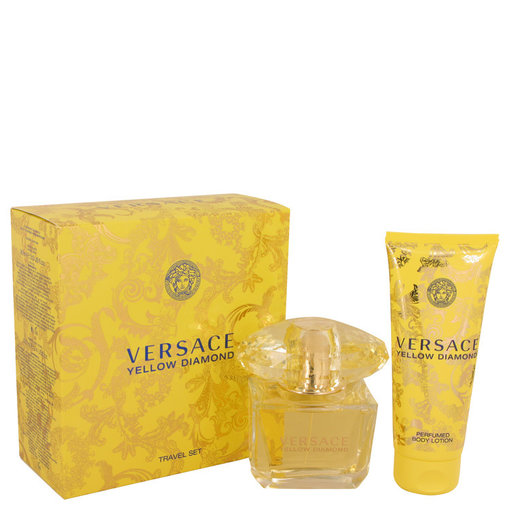 Versace Versace Yellow Diamond by Versace   - Gift Set - 90 ml Eau De Toilette Spray + 100 ml Body lotion