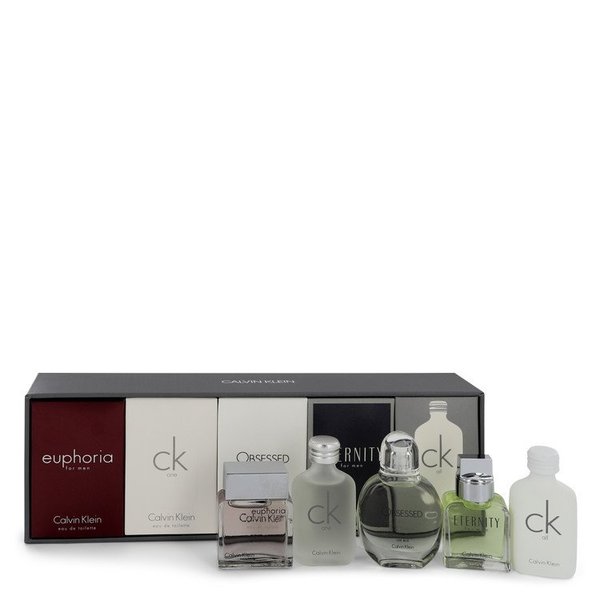Euphoria by Calvin Klein   - Gift Set - Deluxe Travel Mini Set Includes Euphoria, CK One, Obsessed, Eternity and CK All