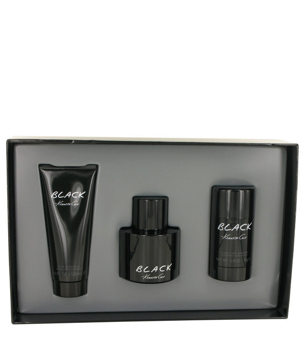 Kenneth Cole Kenneth Cole Black by Kenneth Cole   - Gift Set - 100 ml Eau De Toilette Spray + 100 ml After Shave Balm + 80 ml Deodorant Stick