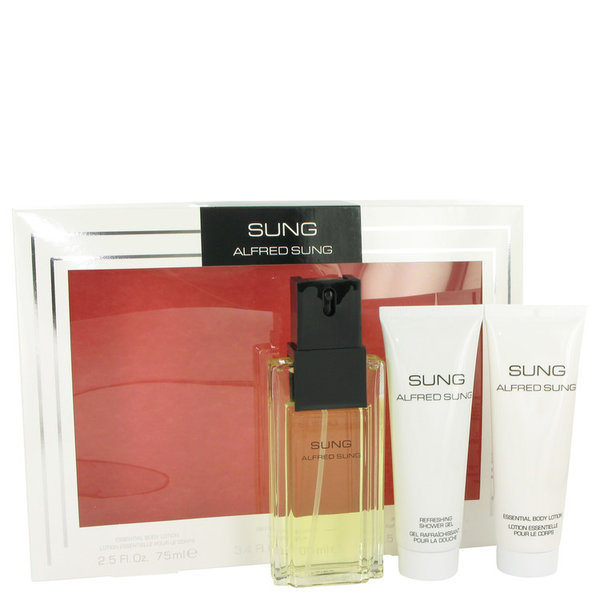 Alfred SUNG by Alfred Sung   - Gift Set - 100 ml Eau De Toilette Spray + 70 ml Body Lotion + 70 ml Shower Gel