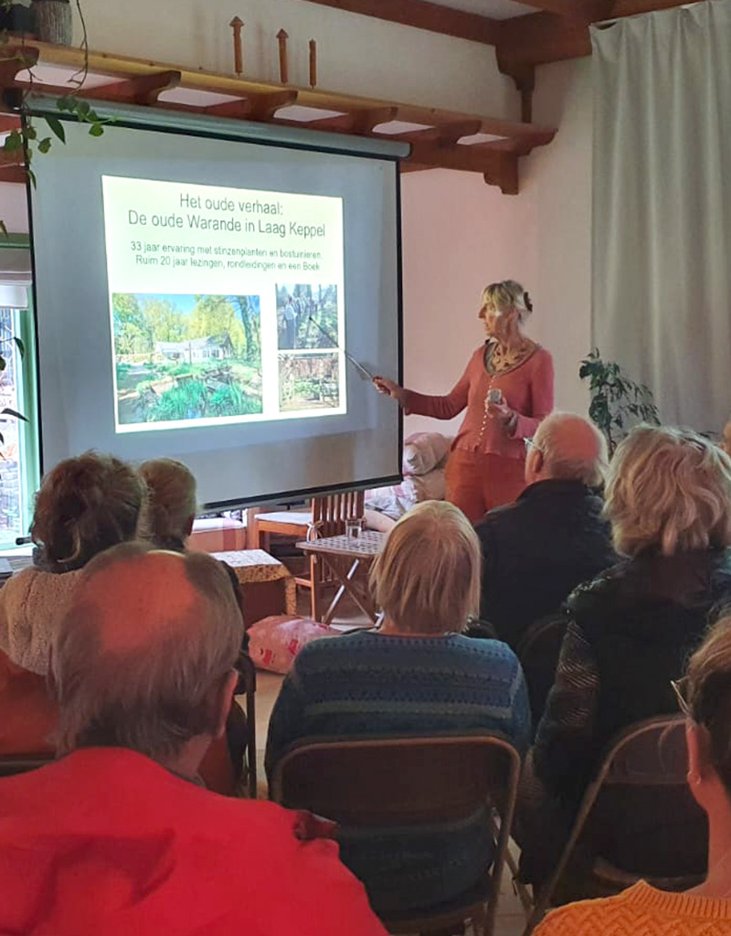 Reservering LEZING stinzenplanten (Sterke Bollen Dagen)
