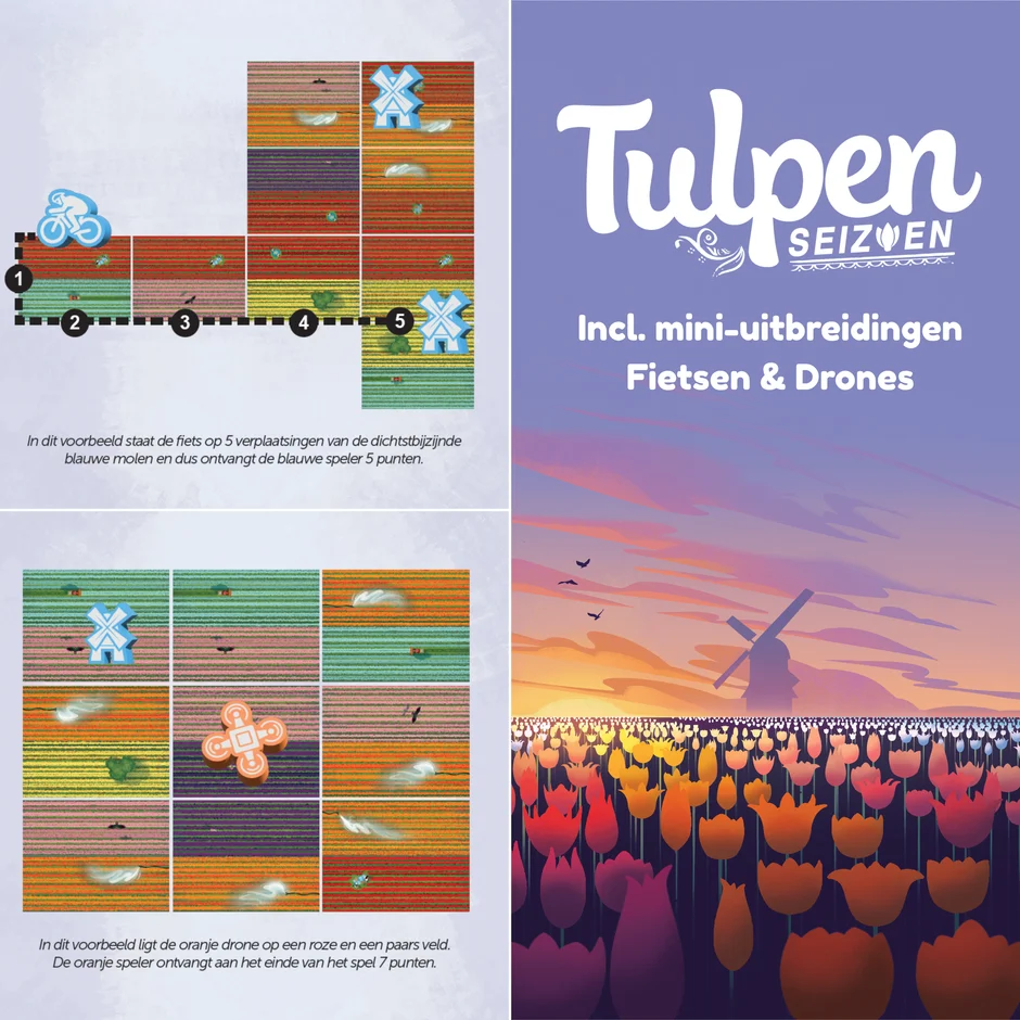 Bordspel Tulpenseizoen (incl. 2 uitbreidingen)