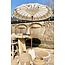 Ibizawonen PRE ORDER Balinese Parasol 200 cm Wit/Goud