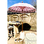 Ibizawonen VORBESTELLUNG Balinesischer Sonnenschirm 200 cm Pink / Silber