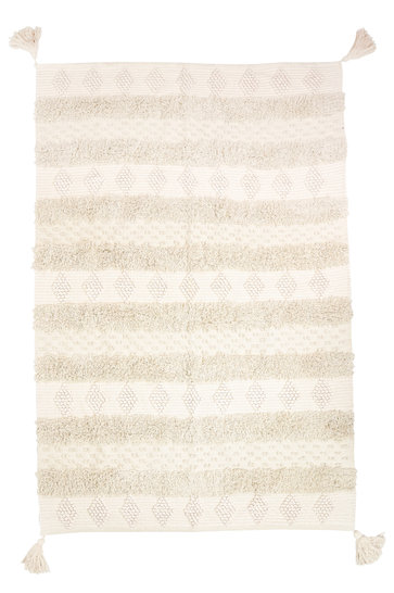 Gewoven Kleed Boho Crème 120x80cm