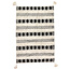 ibzmode living Tapis Tissé Boho Noir 120x180cm