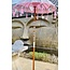 ibz living Balinese Parasol 100cm Roze/Zilver