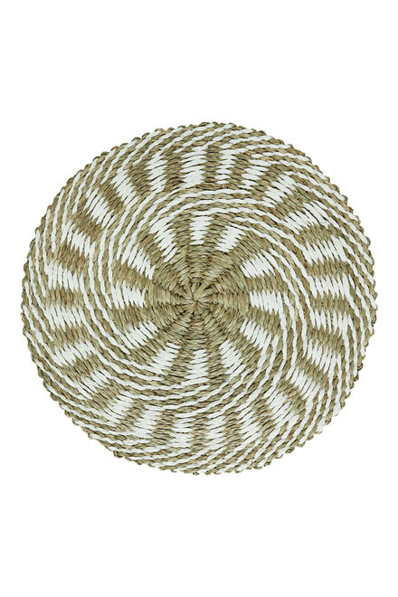 Wicker Placemat Sun White