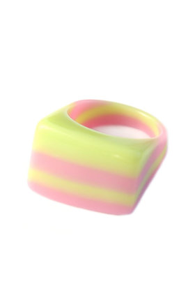 Ring Candy Love Roze/Neon