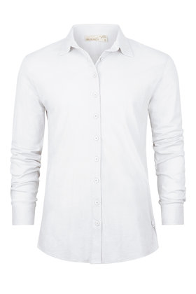 Camisa Elástica Básica Blanca