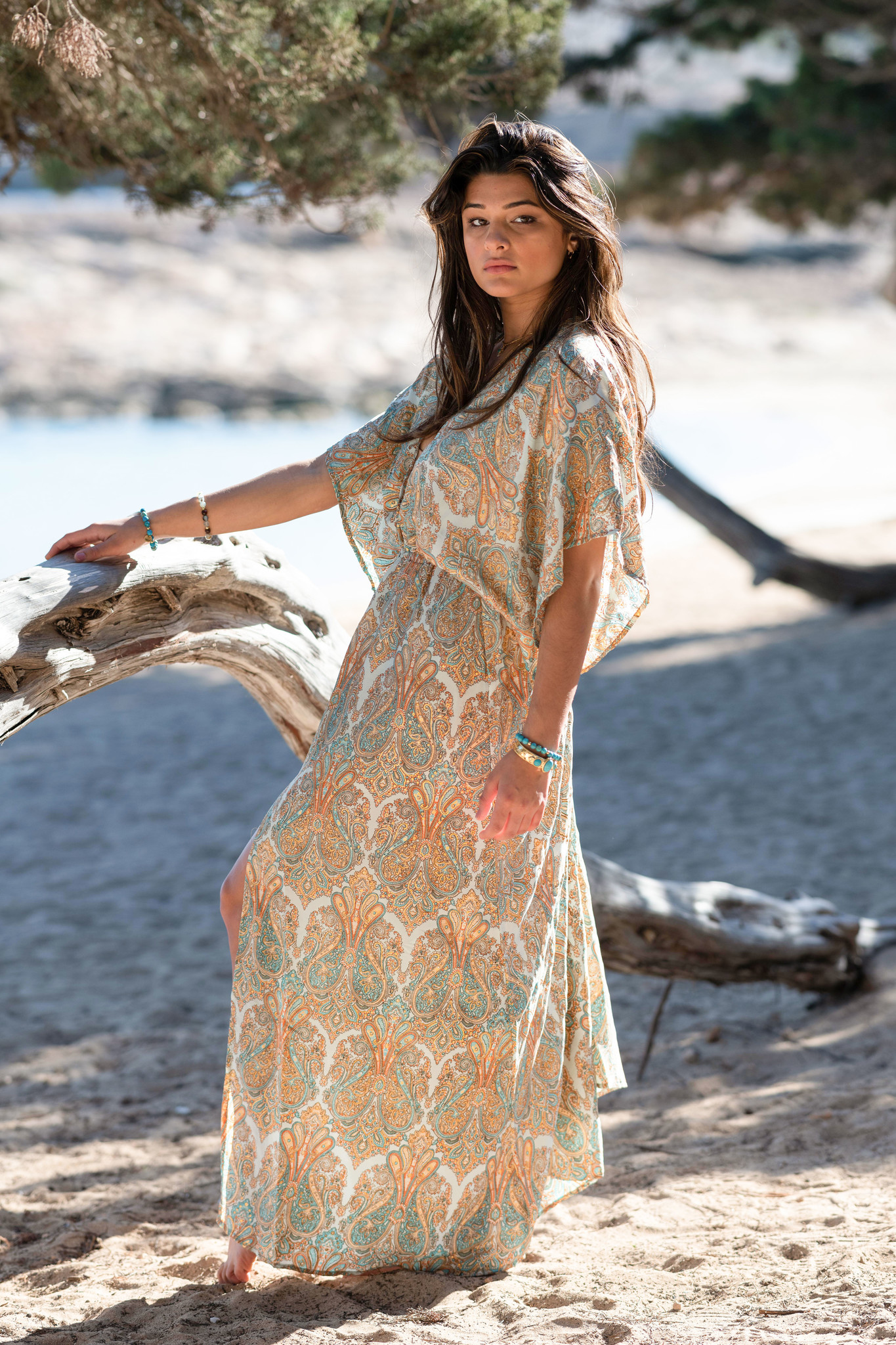 Maxi Dress Summer Turquoise