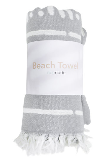 Hammam Towel Beach Light Gray