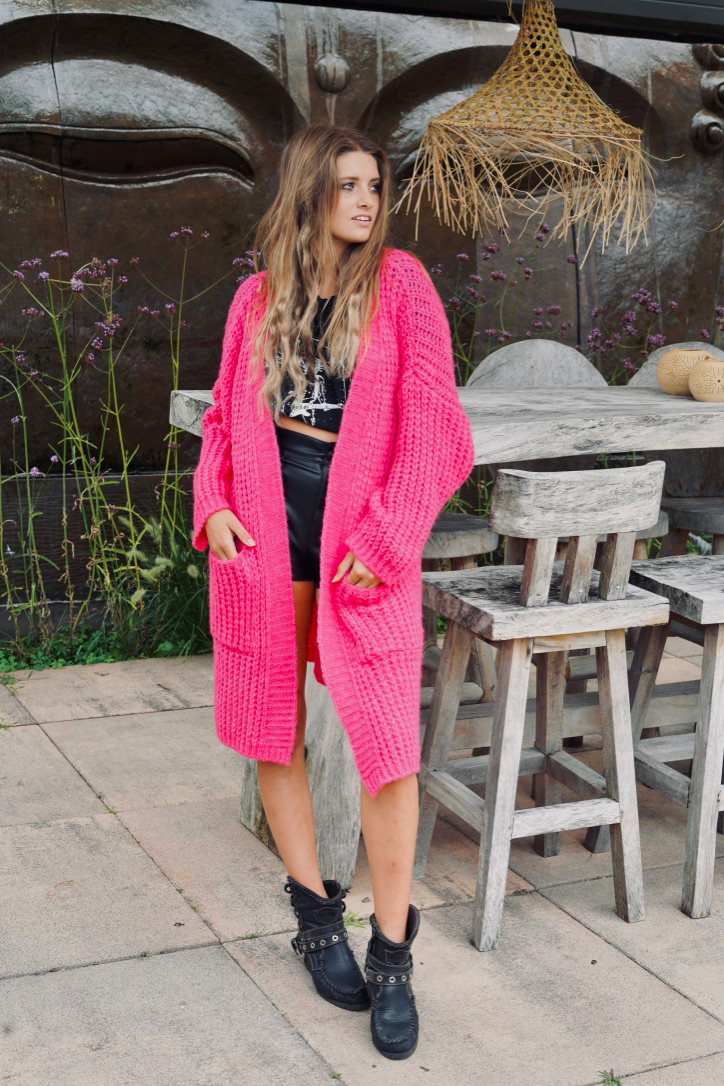 Cardigan Solange Fuchsia