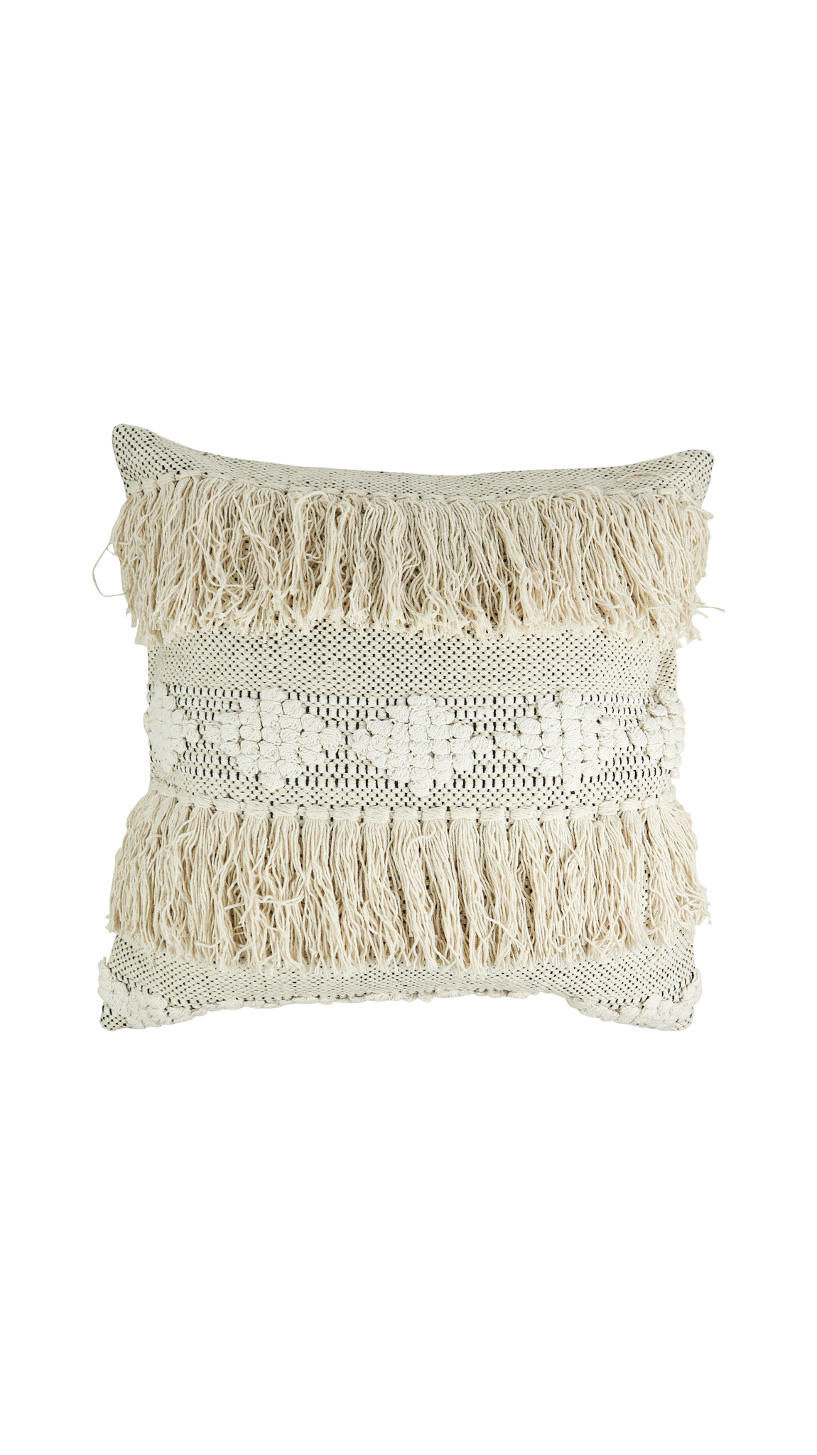 MOCOFO Housse de Coussin 30 x 50 cm - Blanc/Gris - Taie d'oreiller