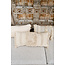 ibzhome Handgewebter Kissenbezug Fransen Natur 35x70cm