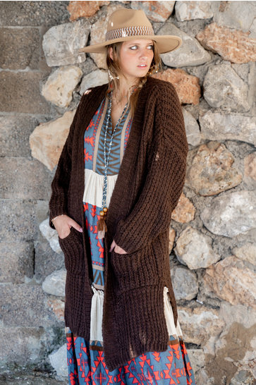 Cardigan Solange Dark Brown