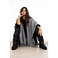 ibizamode Poncho Fringe Grijs