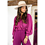 ibizamode Blouse Bella Ruffle Fuchsia