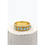 Balibiza Jewels Bague Cocktail Or Turquoise