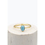 Balibiza Jewels Ring Stone Goud Turquoise