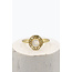 Balibiza Jewels Ring Royal Stone Goud Wit