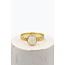 Balibiza Jewels Ring Roman Wreath Goud Wit