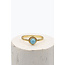 Balibiza Jewels Ring Marienkäfer Gold Türkis