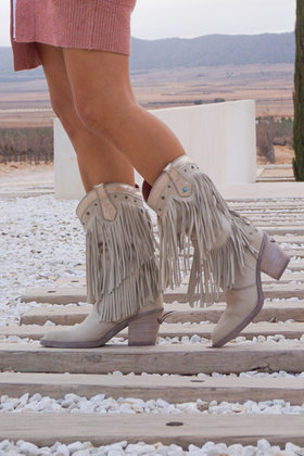 Botas Voley Glitter Taupe