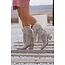 Nemonic Bottines Voley Paillettes Taupe