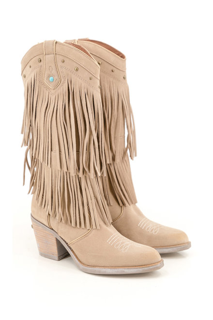 Bottines Bambi Beige