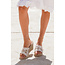 ibzmode Wedges Boho Flower White