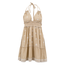 ibzmode Dress Halter Flor Beige