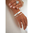 Balibiza Jewels Brazalete Martillado Brazalete Plata