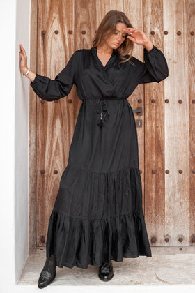 Robe Misa Soie Noir