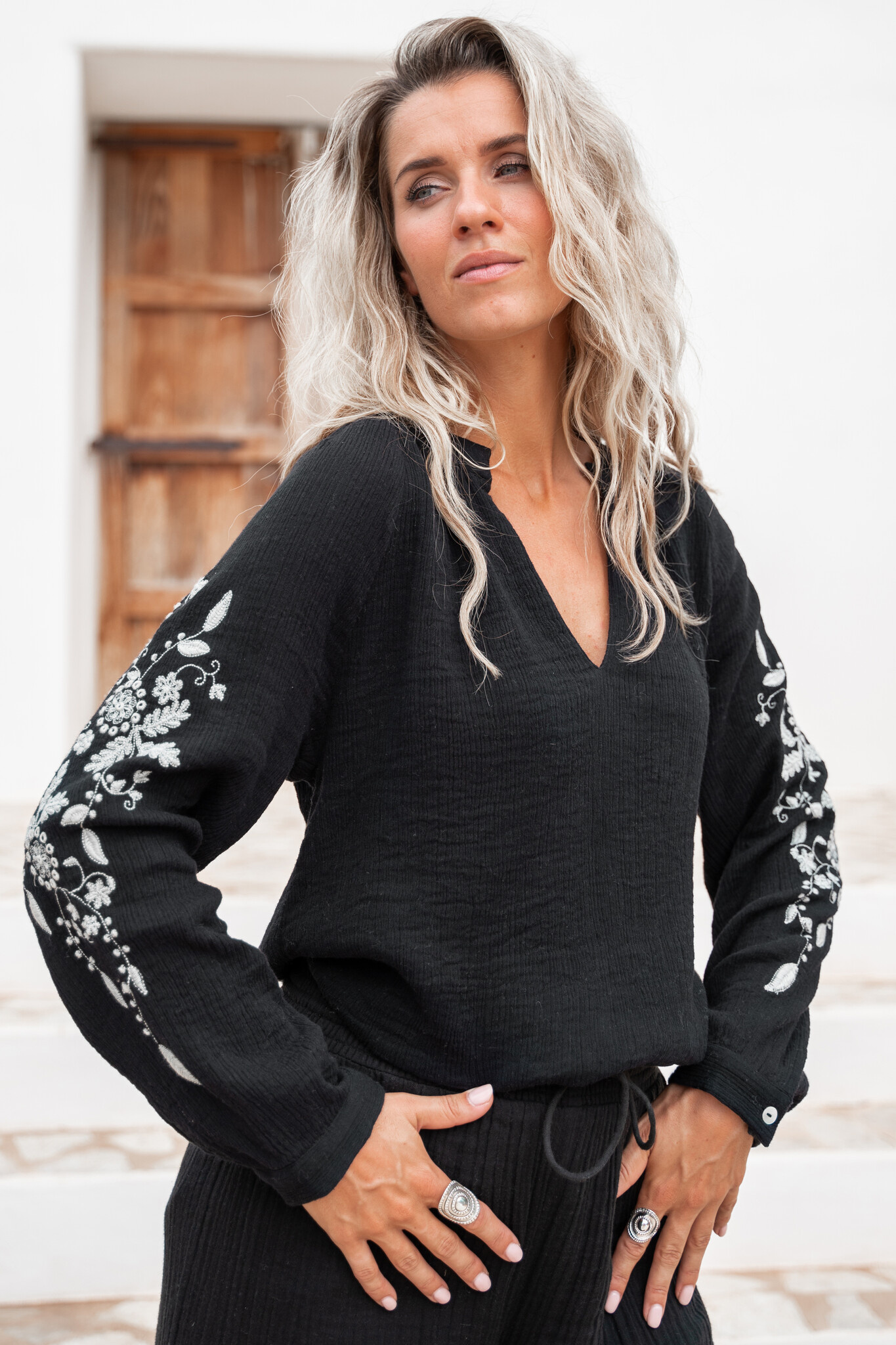Blouse a fleur hotsell