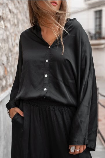 Blouse Silk Black