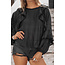 ibzmode Blouse Volants Noir