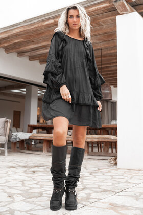 Dress Ruffle Black