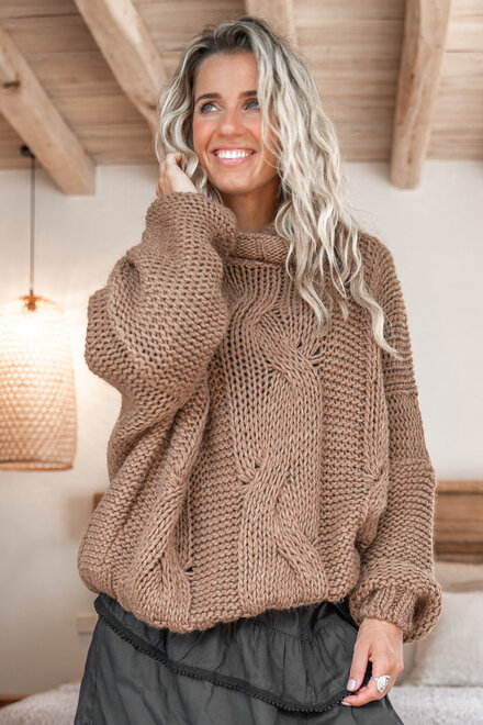 Pullover Cable Maeve Camel