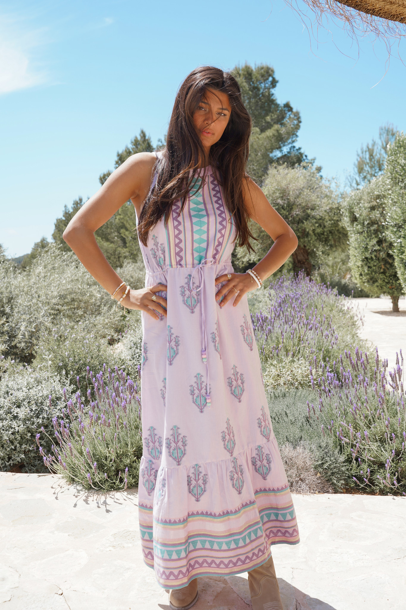 RIVER DRESS LILAC