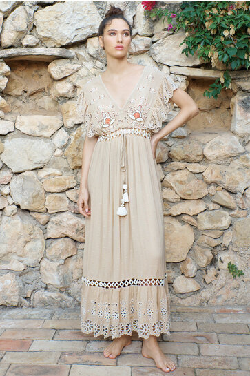 Robe Olivia Beige