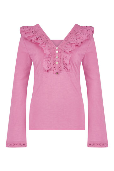 Top Jersey Rosa