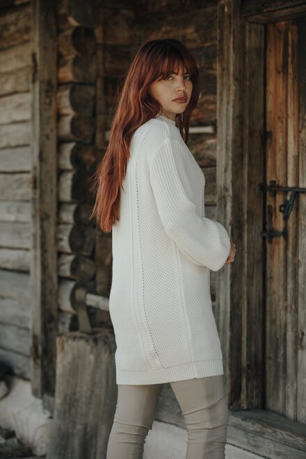 Knitted Dress Abbey Off White
