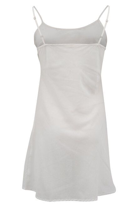 Sous-robe en coton blanc