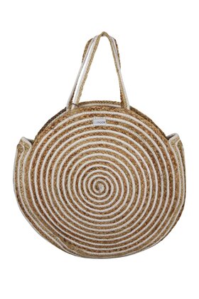 Bag Jute Round White